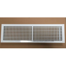 Grille à double déflexion d&#39;alimentation en aluminium de ventilation de systèmes de CVC